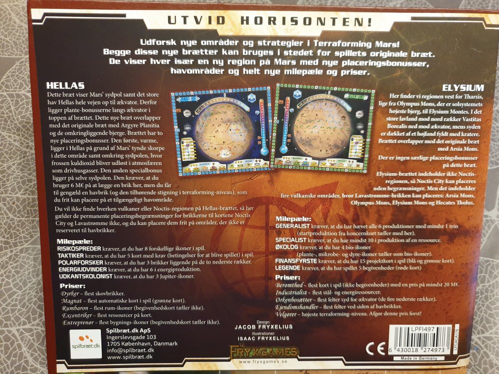 Terraforming Mars: Hellas & Elysium (DK) - Image 4
