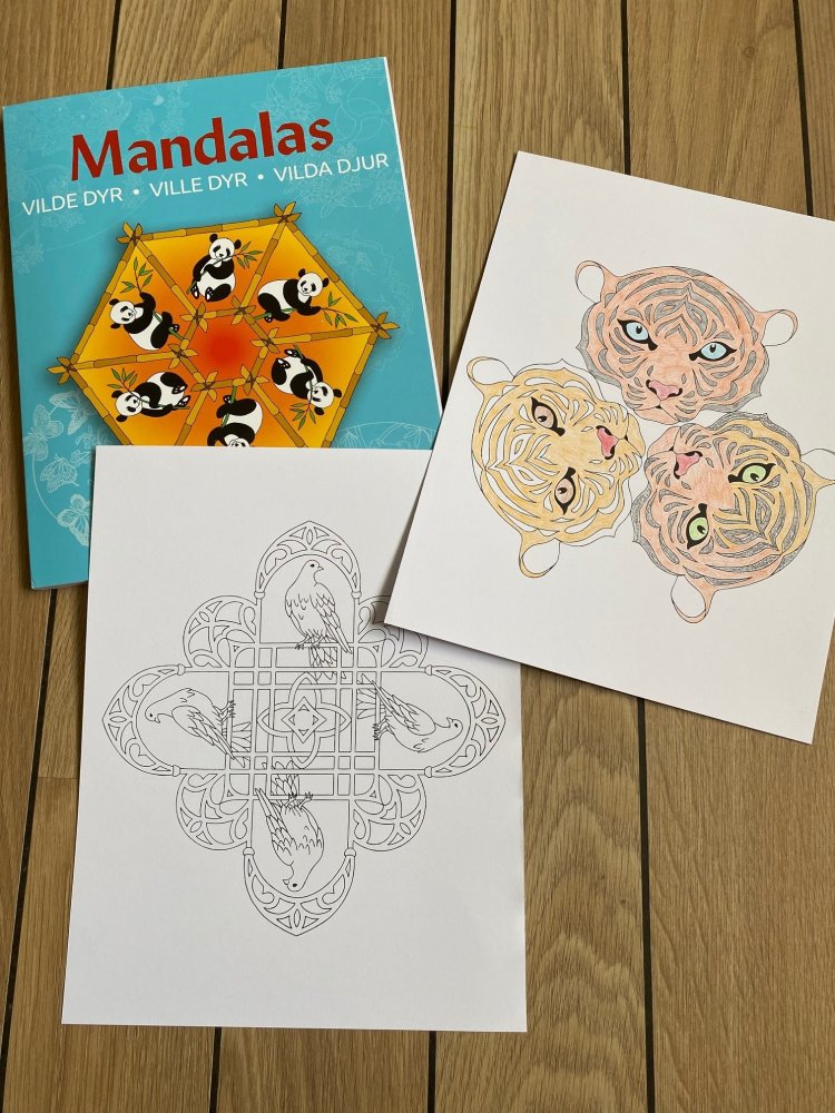 Malebog, Mandalas - Vilde Dyr - Image 3