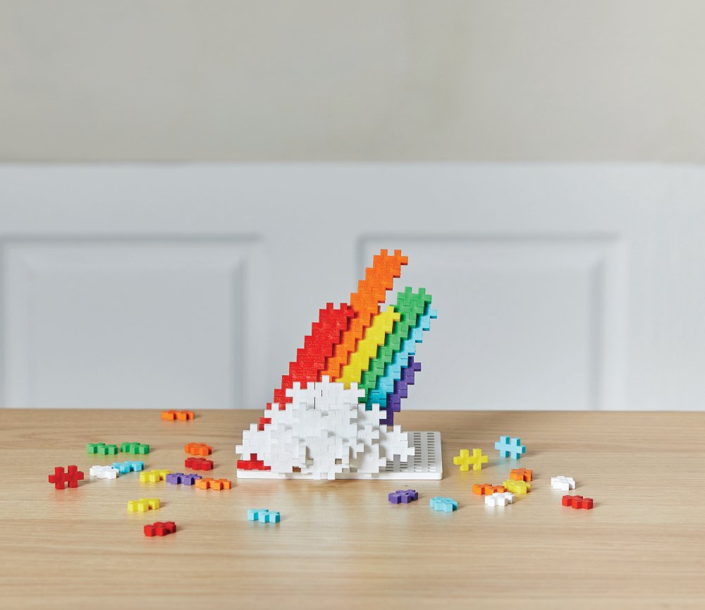 Plus Plus MINI 1200 stk. Rainbow Mix - Image 3