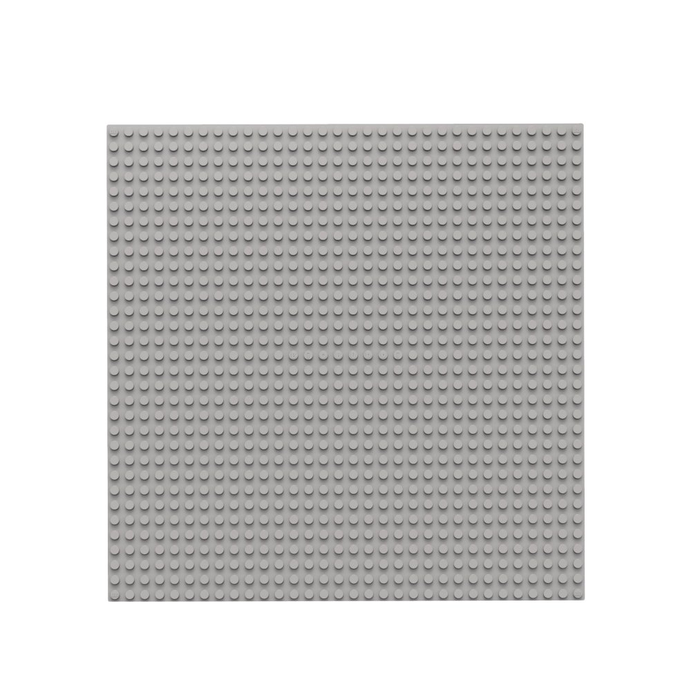 Bioplast Byggeplade - Grå (25 x 25 cm)