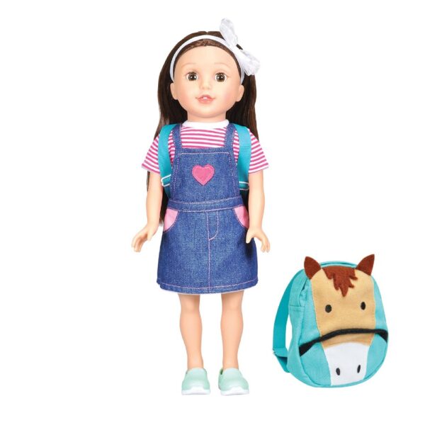 Slaskedukke 38 cm, Paige - Horse