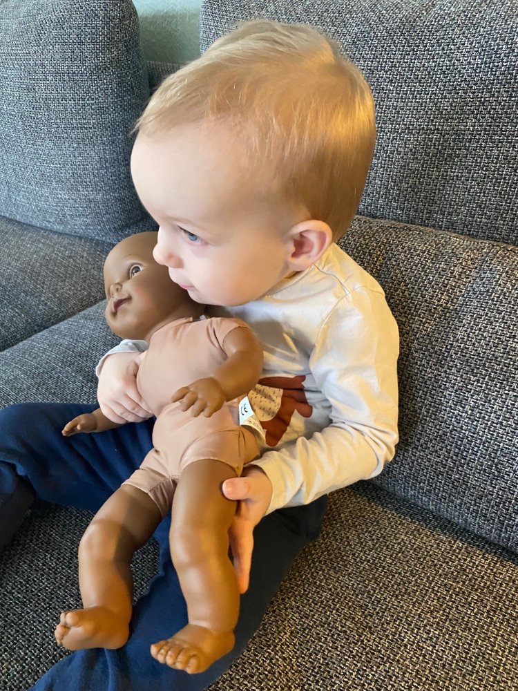 Slaskedukke 40 cm, Afrikansk - Image 4