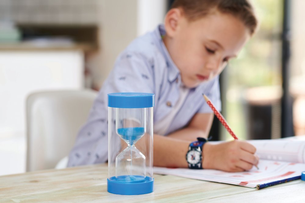 Timeglas med blå sand - 5 minutter - Image 4