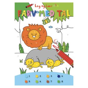Leg & lær: Farv med tal - Fra 3 år