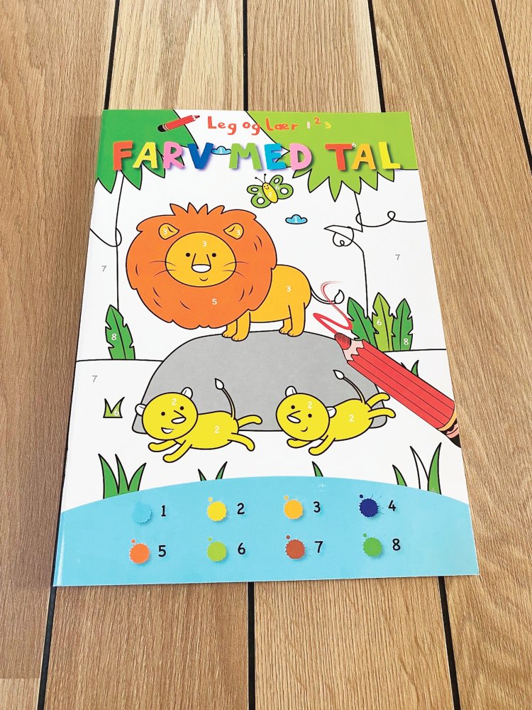Leg & lær: Farv med tal - Fra 3 år - Image 2