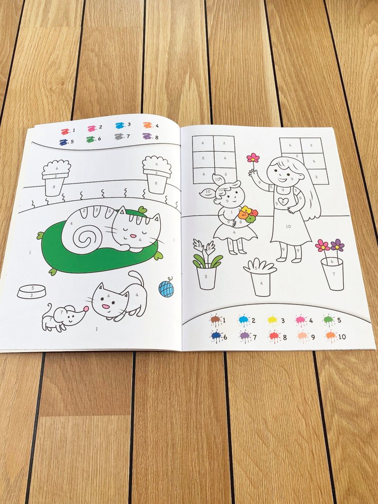 Leg & lær: Farv med tal - Fra 3 år - Image 3