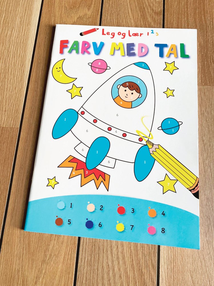 Leg & lær: Farv med tal - Fra 3 år - Image 2