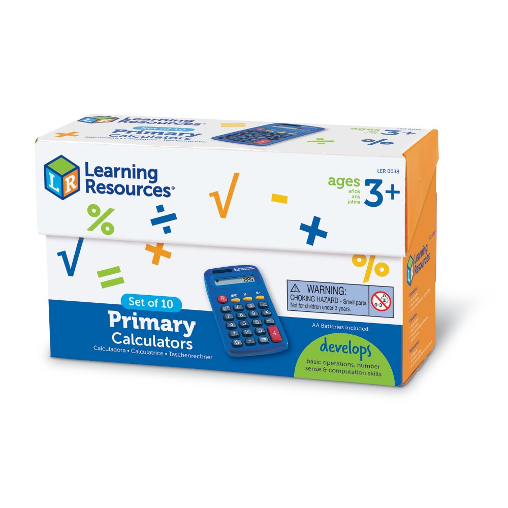 Matematik, Lommeregner 10 stk Blå - Image 4