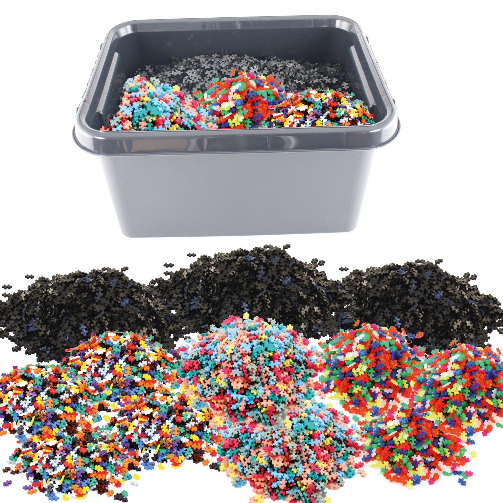 Plus Plus MINI - Mixed farver - 18000 st