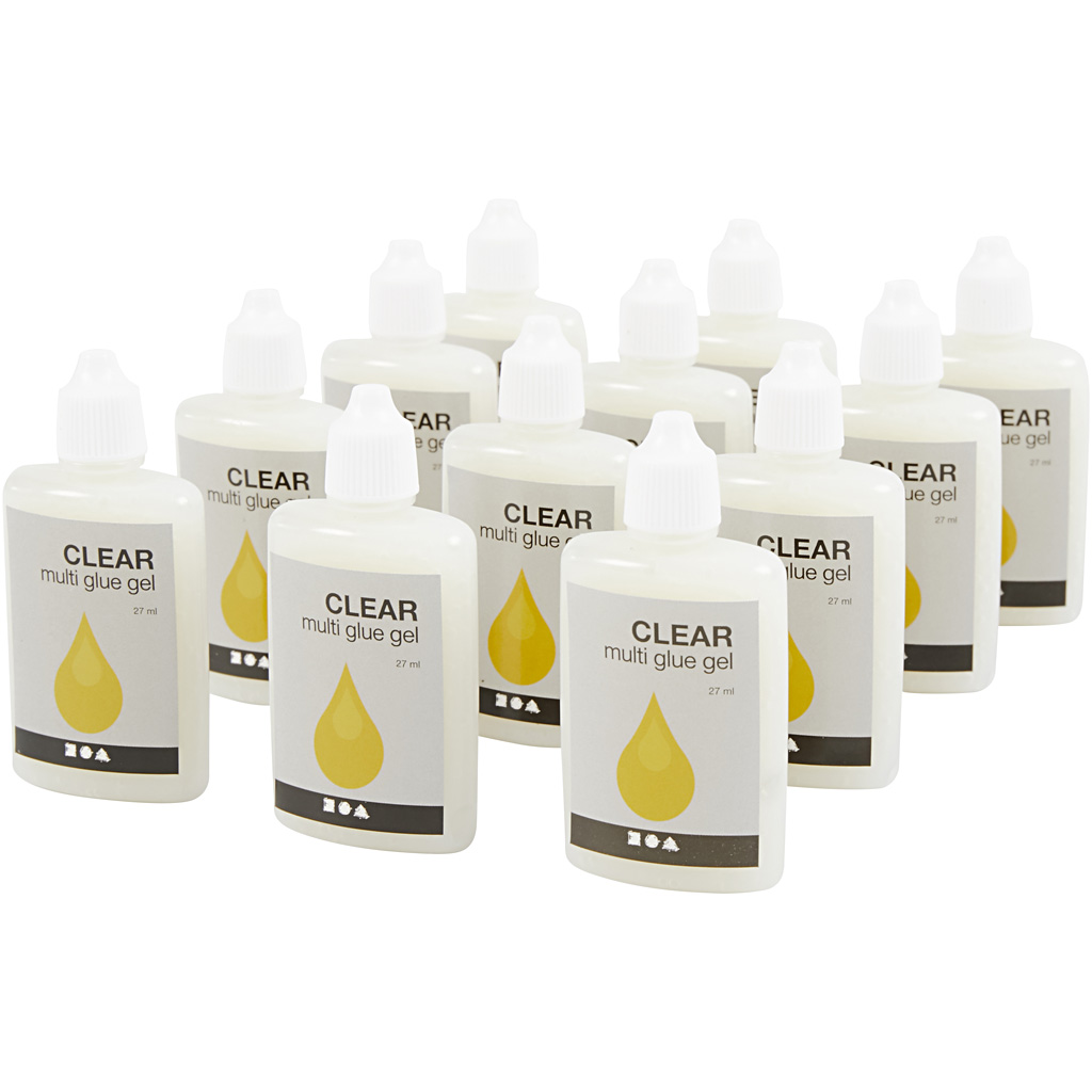Multi Glue, klar, 12x27 ml/ 1 pk.