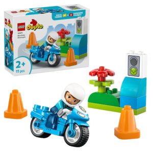 LEGO DUPLO Blå politimotorcykel