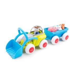 Traktor m/anhænger og figurer
