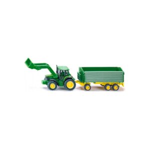 John Deere traktor m. trailer Siku 1:87