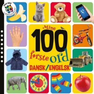 Mine100 første ord dansk/engelsk