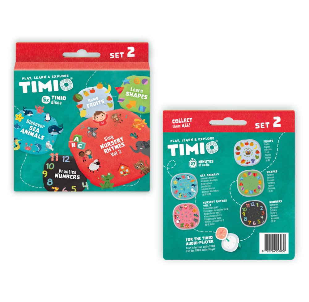 TIMIO Disc sæt 2 - Tal, børnesange mv. - Image 2