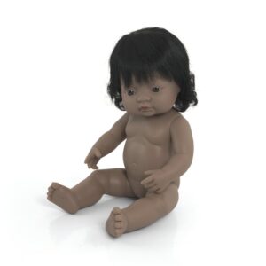 Dukke nyfødt pige Latinamerikan - 38 cm