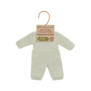 Dukketøj 32-37 cm, Strikket pyjamas