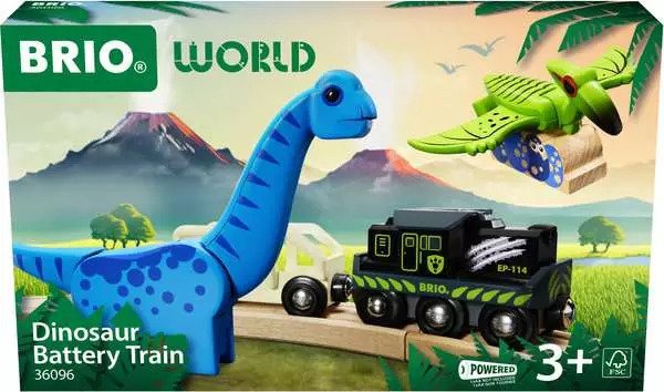 BRIO - Batteridrevet tog med dinosaur