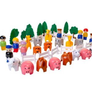 Vikings Toys - dyr og figurer  i spand