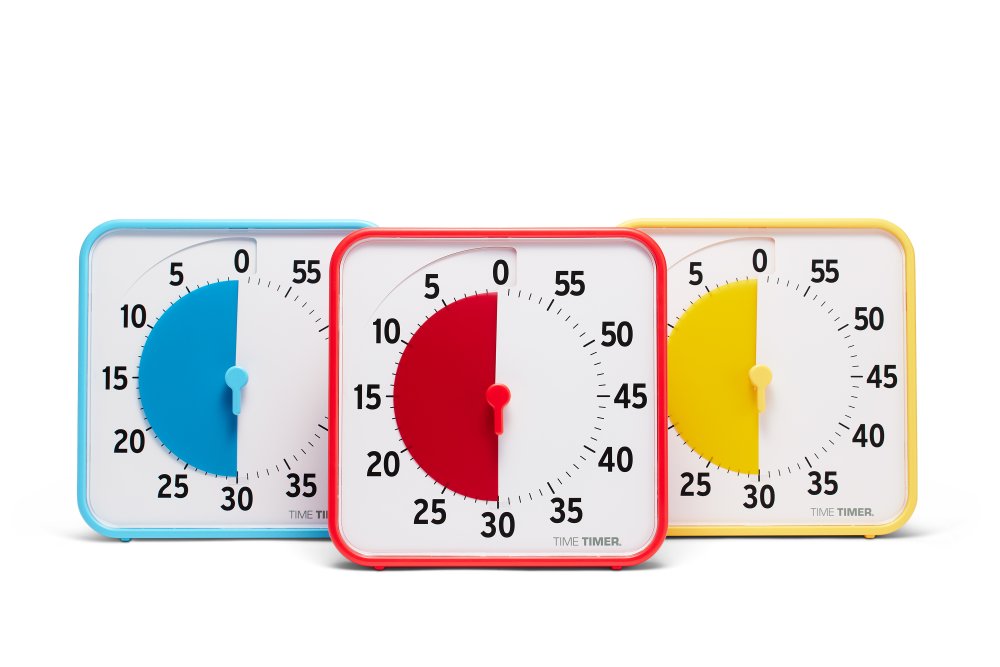 Time Timer 3 stk Rød Gul Blå - Image 3