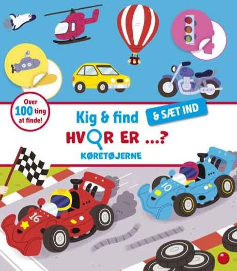 Kig og find og sæt ind: Køretøjer