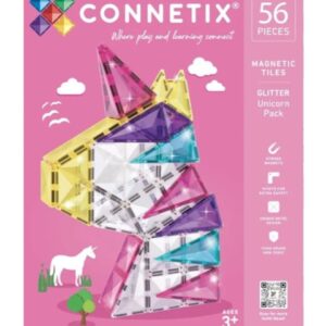 Connetix - Enhjørning Glitter 56 dele