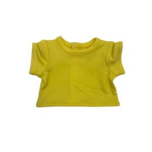 Dukketøj, T-shirt Gul, str. 32-37