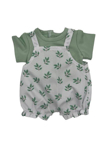 Dukketøj, T-shirt og overall Str. 32-37