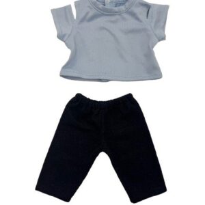 Dukketøj, T-shirt og Jeans Str. 32-37