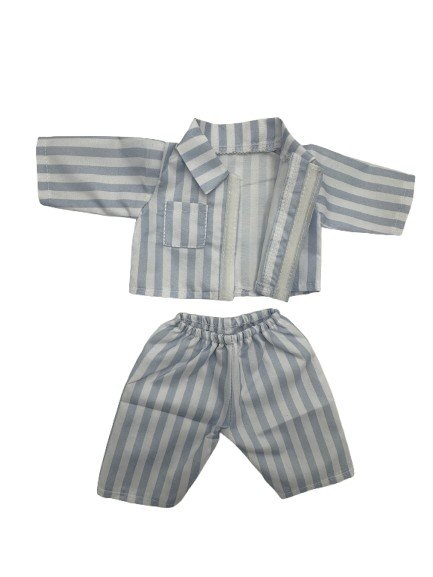 Dukketøj, Pyjamas i blå Str. 32-37 - Image 2
