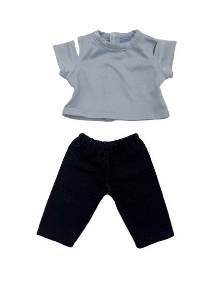 Dukketøj, T-shirt og Jeans Str. 38-41