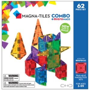 Magna-Tiles microMAGS Combo 62 pcs