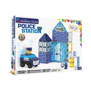 Magna-Tiles politistation - 35 dele