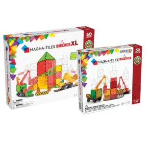 Magna-Tiles - Byggepladssæt - 82 dele