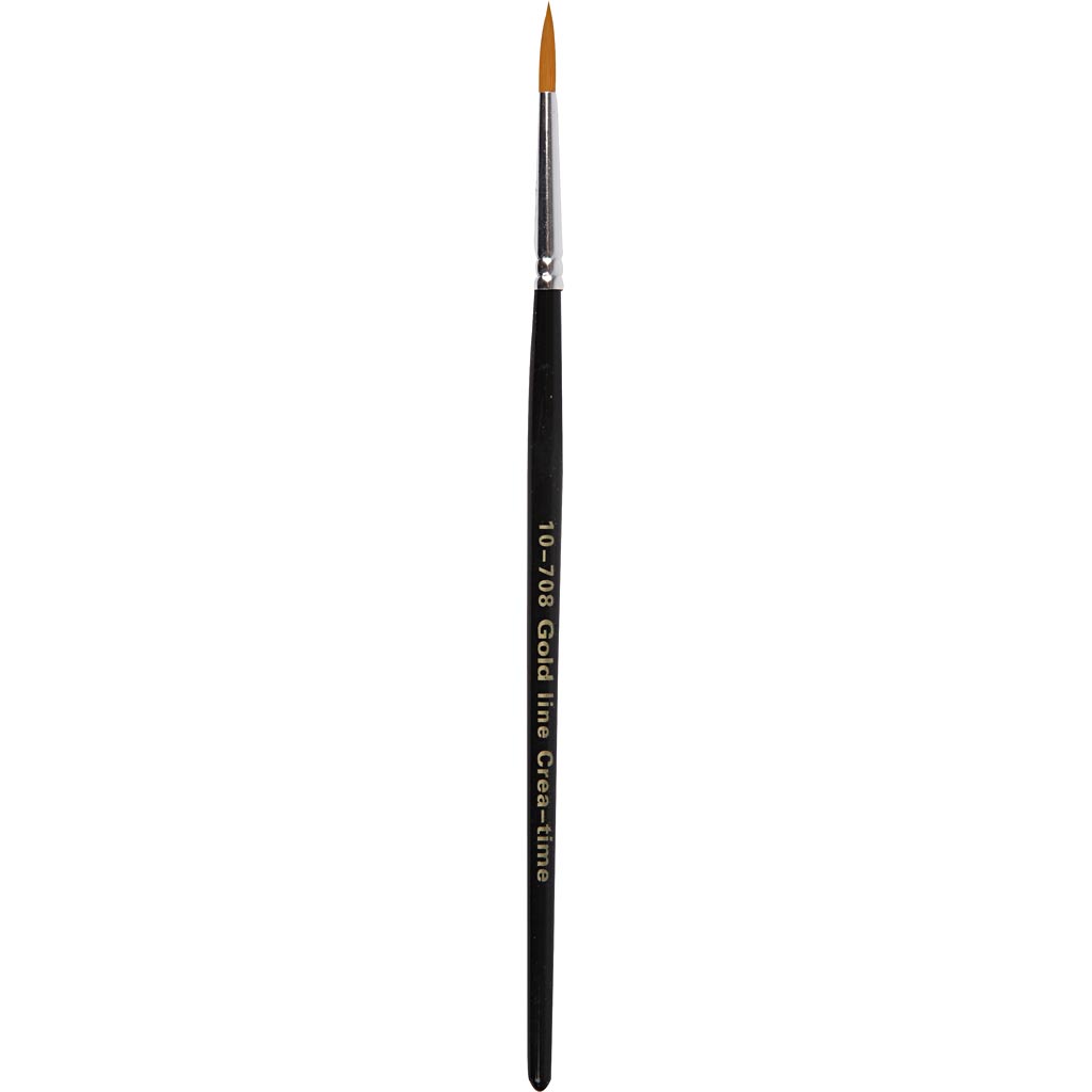 Nylonpensler, nr. 6, L: 18.5 cm, rund, 12 stk./ 1 pk.