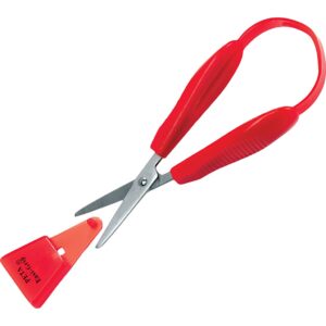 Hjælpesaks m. fjeder, L: 20 cm, rund, 1 stk.