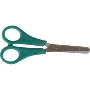 Børnesakse, L: 13 cm, rund, højre, grøn, 1 stk.