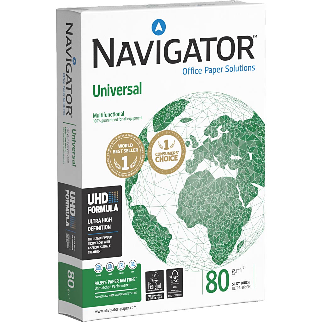 Navigator kopipapir, A3, 5x500 ark, 2500 ark/ 1 pk.