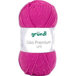Acrylgarn, pind 3-3,5, pink, 50 g/ 1 ngl.