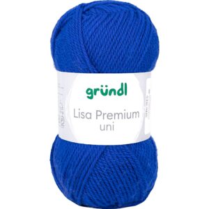 Acrylgarn, pind 3-3,5, blå, 50 g/ 1 ngl.