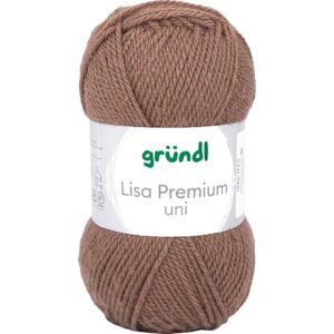 Acrylgarn, pind 3-3,5, nougat, 50 g/ 1 ngl.