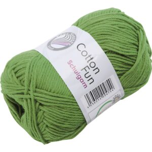 Acrylgarn, pind 3-3,5, majgrøn, 50 g/ 1 ngl.