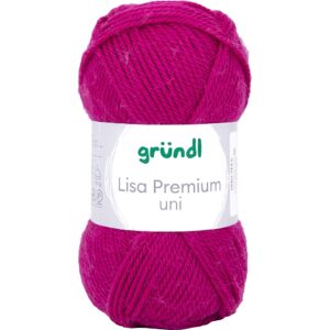 Acrylgarn, pind 3-3,5, fuchsia, 50 g/ 1 ngl.
