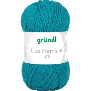 Acrylgarn, pind 3-3,5, petrol, 50 g/ 1 ngl.