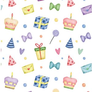 Gavepapir, helårsdesign 17, B: 50 cm, 80 g, 5 m/ 1 rl.
