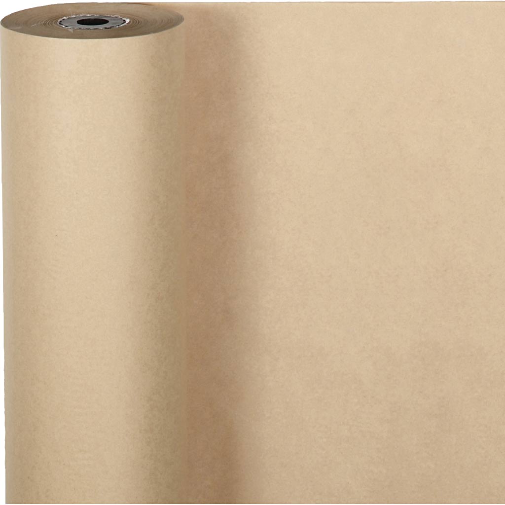Gavepapir, B: 50 cm, 70 g, natur, 100 m/ 1 rl.
