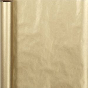 Gavepapir, B: 50 cm, 70 g, guld, 5 m/ 1 rl.