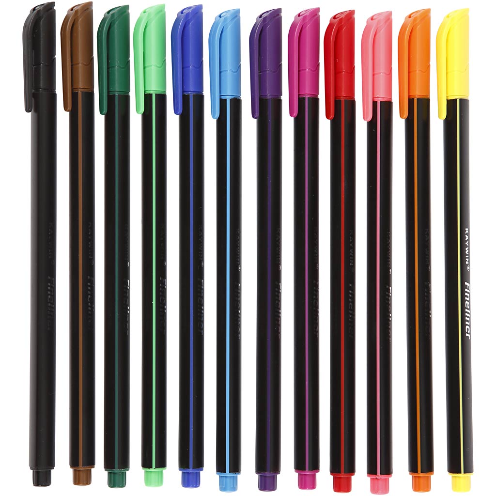 Stabilo Fine Line, streg 0,6 mm, sort, 1 stk.