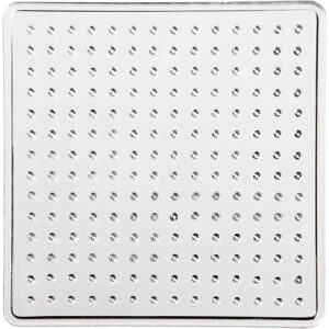 Perleplade, str. 7x7 cm, medium, 10 stk./ 1 pk.