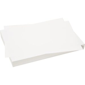 Karton, ark 50x35 cm, 270 g, hvid, 10 ark/ 1 pk.